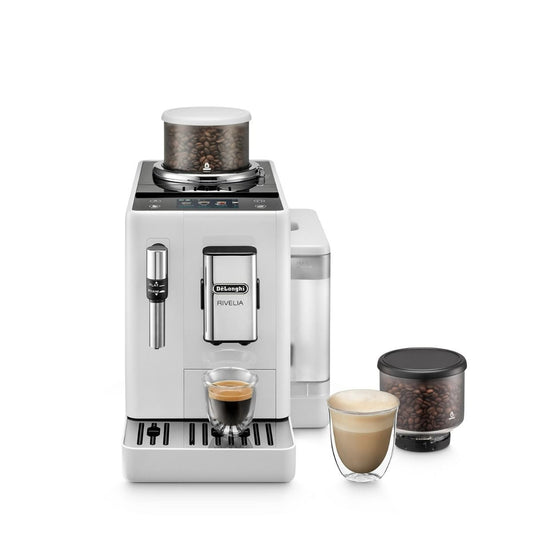 [EXAM440.35.W] Rivelia Fully Automatic Coffee Machine With Manual Steam Wand